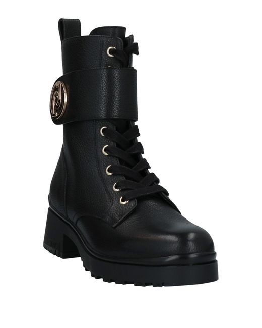 Liu Jo Black Ankle Boots Soft Leather