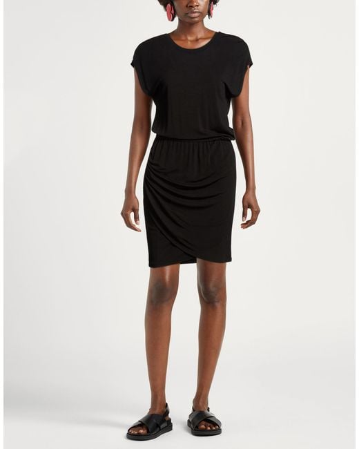 ARMANI EXCHANGE Black Midi Dress