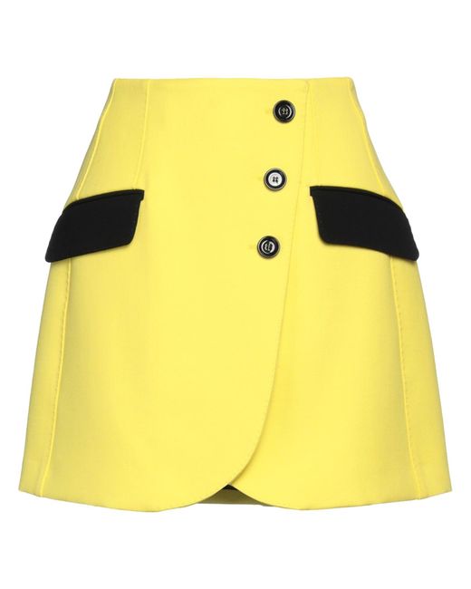 Dolce & Gabbana Yellow Mini Skirt
