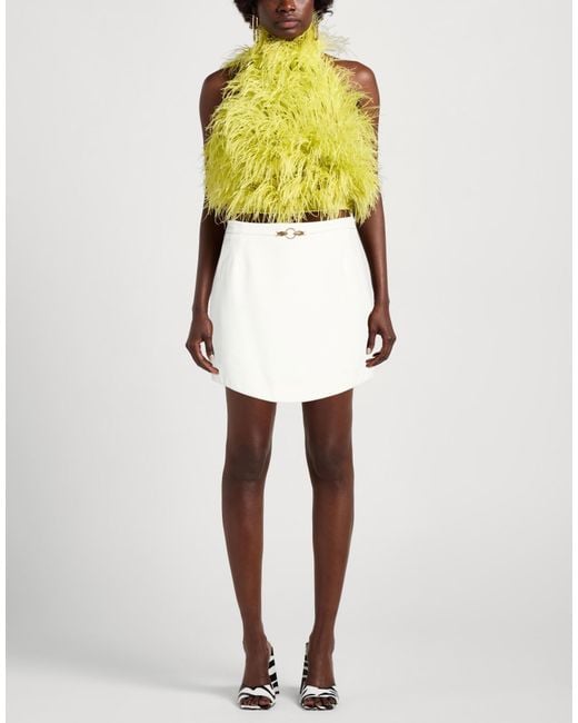 Just Cavalli White Mini Skirt