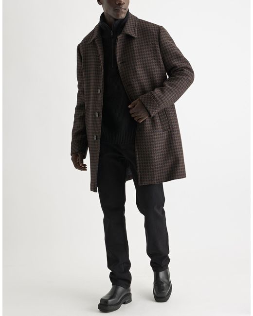 Paltò Black Coat Polyester, Polypropylene for men