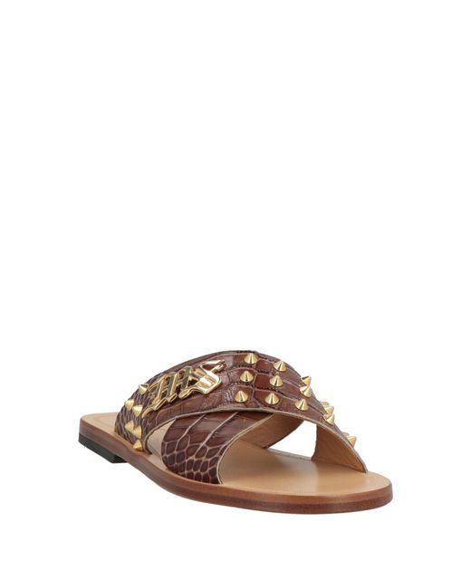 MICH SIMON Brown Sandals Leather for men
