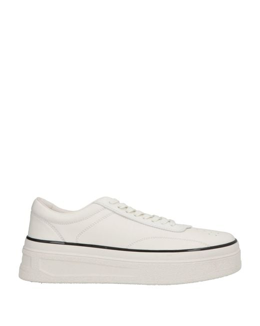 Jil Sander White Sneakers Leather for men