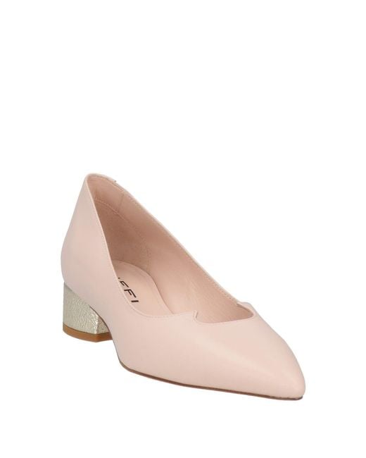 Tiffi Pink Ivory Pumps Leather