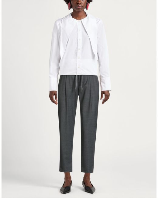 Eleventy Gray Pants Wool, Polyamide, Elastane, Polyester