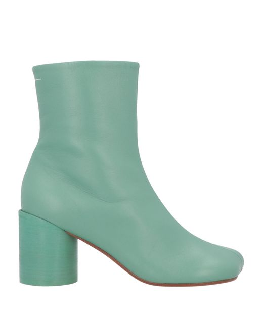 MM6 by Maison Martin Margiela Green Ankle Boots