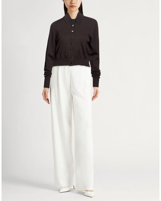 Sportmax Black Cardigan Virgin Wool