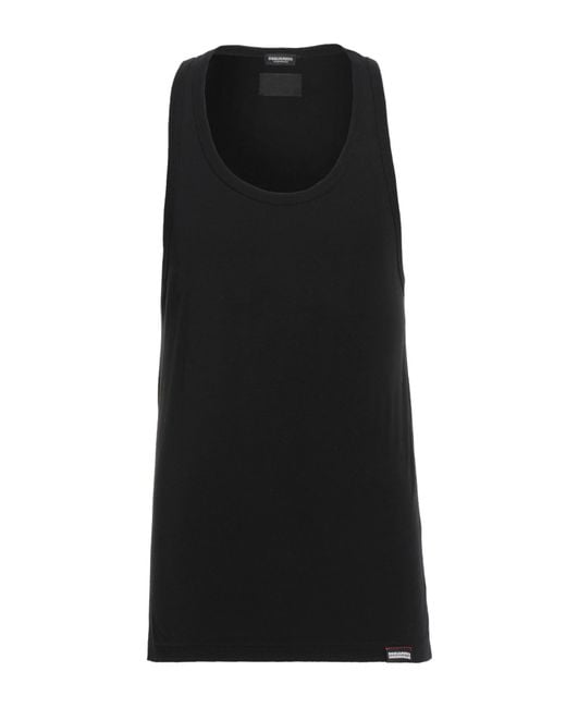DSquared² Black Undershirt for men