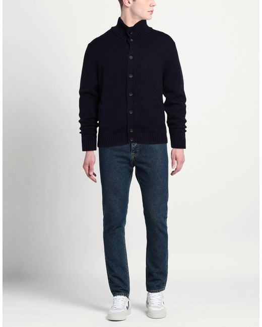 Zanone Blue Cardigan for men