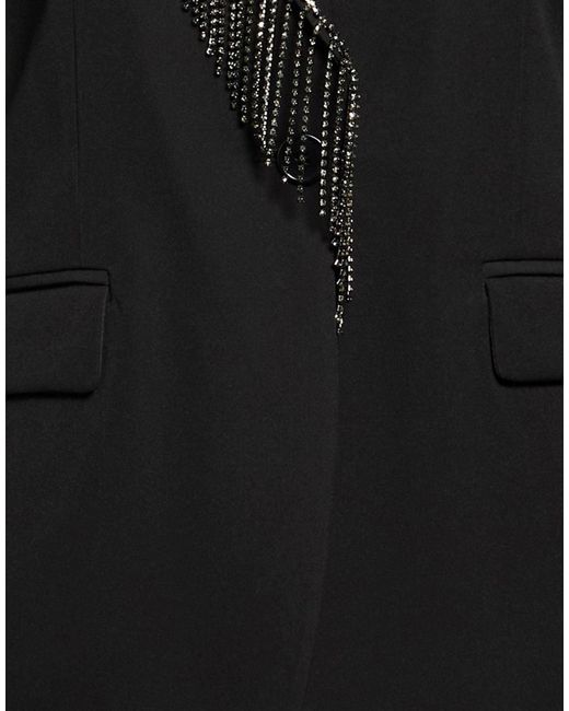 Liu Jo Black Blazer Polyester, Elastane