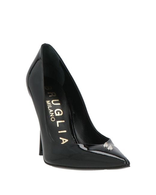 Bruglia Black Pumps Leather