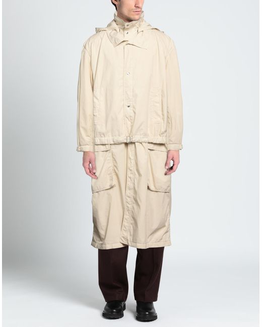 Lemaire Natural Overcoat & Trench Coat for men