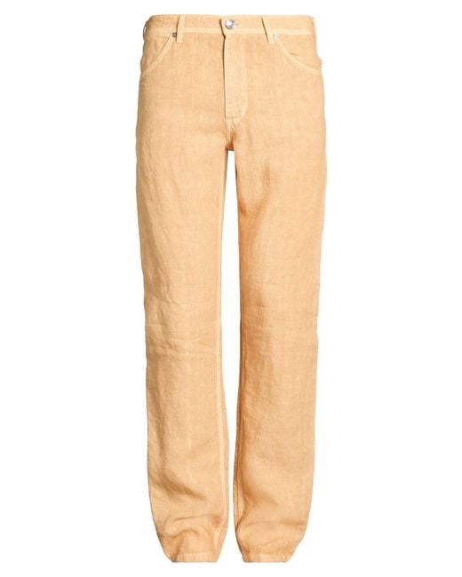 120% Lino Natural Trouser for men