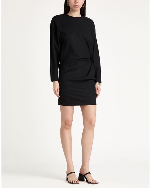 Aeron Black Mini Dress Ecovero Viscose, Polyester, Elastane