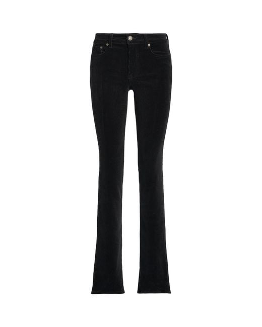 Ralph Lauren Black Stretch Corduroy Straight Trouser