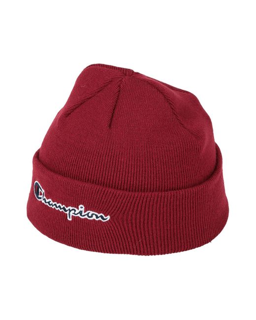 Champion Synthetic Hat in Maroon (Red 