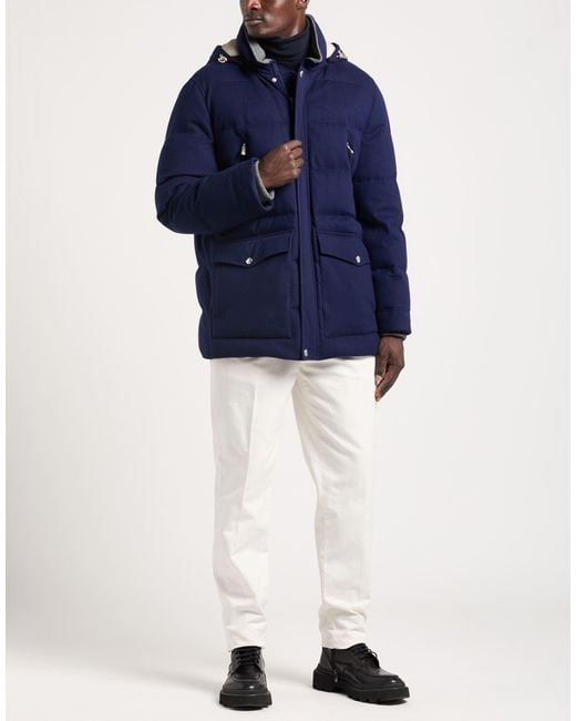 Brunello Cucinelli Blue Puffer for men