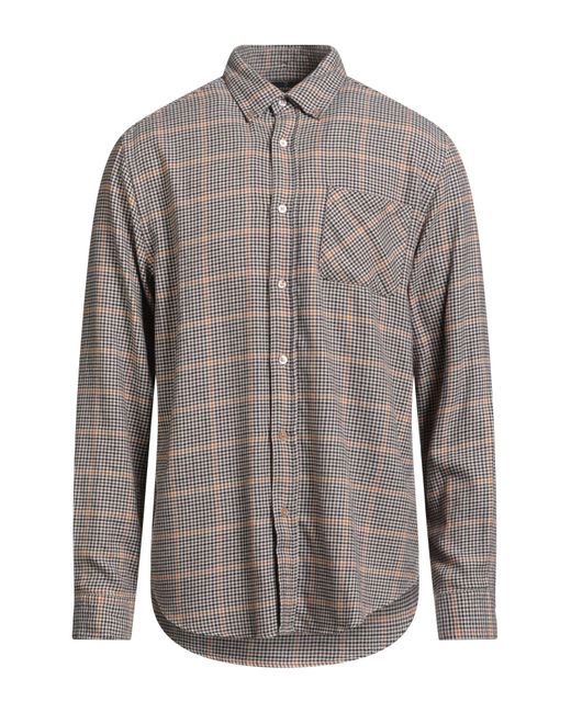 Portuguese Flannel Gray Shirt Cotton for men