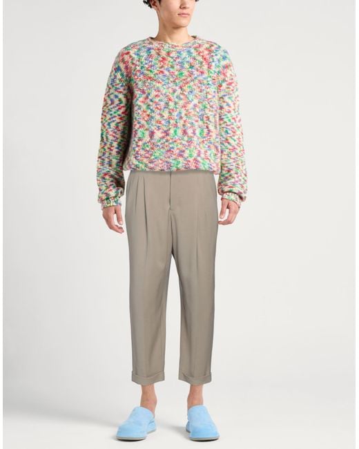 Pantalone di AMI in Natural da Uomo