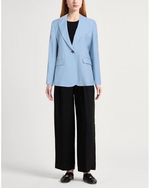 Weekend by Maxmara Blue Sky Blazer Virgin Wool
