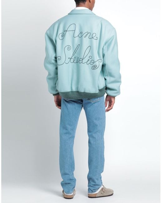 Acne Blue Jacket Wool for men
