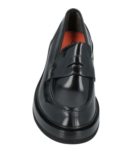 Santoni Black Loafer for men
