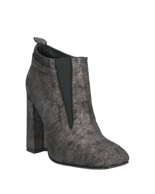 Giancarlo Paoli Gray Ankle Boots