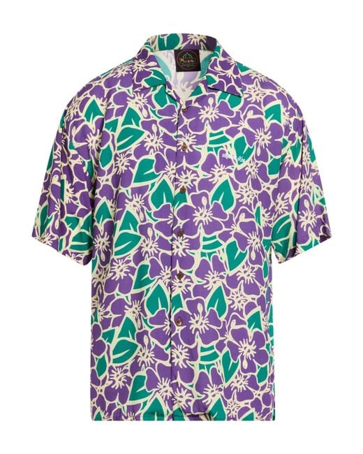 Mauna Kea Blue Shirts for men