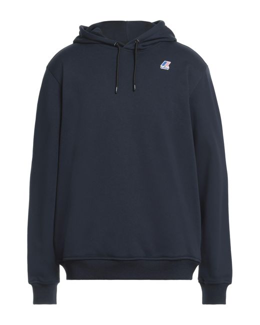 Felpa di K-Way in Blue da Uomo