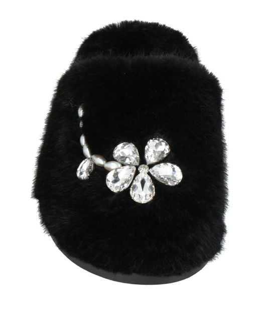Simone Rocha Black House Slipper