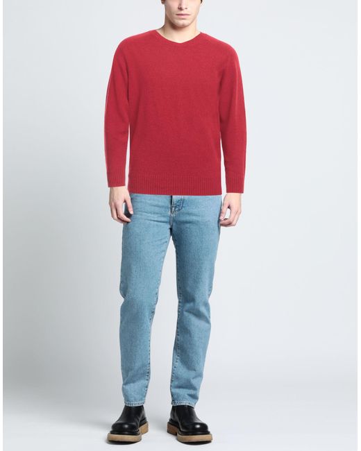 Pullover Brooksfield de hombre de color Red