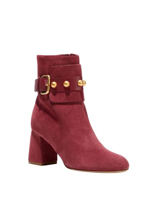 Red(v) Red Ankle Boots