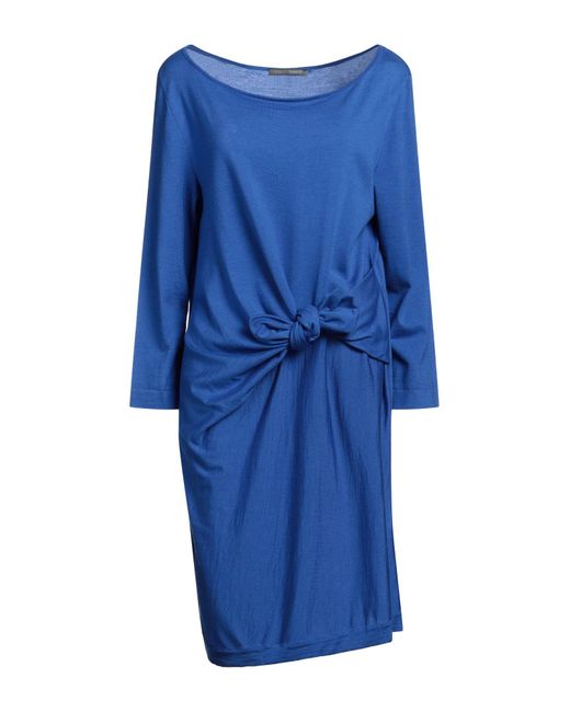 Alberta Ferretti Blue Midi Dress
