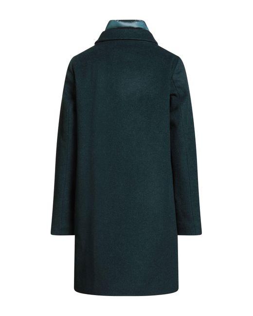 Moorer Blue Deep Coat Wool, Cashmere, Polyamide