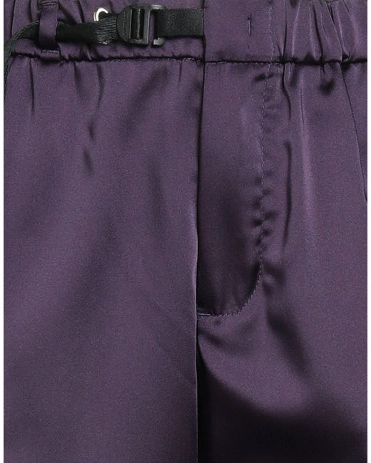 White Sand Blue Pants Polyester, Elastane