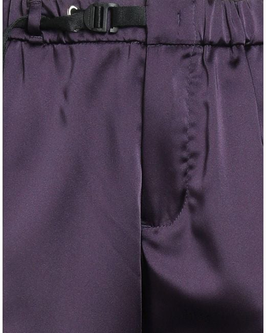 White Sand Blue Pants Polyester, Elastane