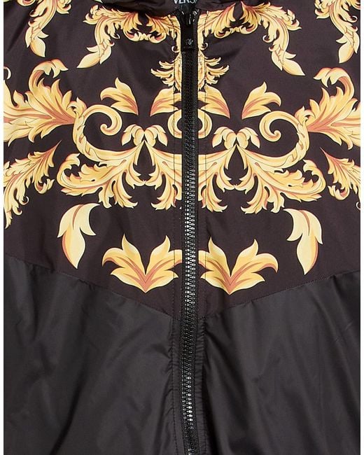 Versace Black Jacket Polyamide for men