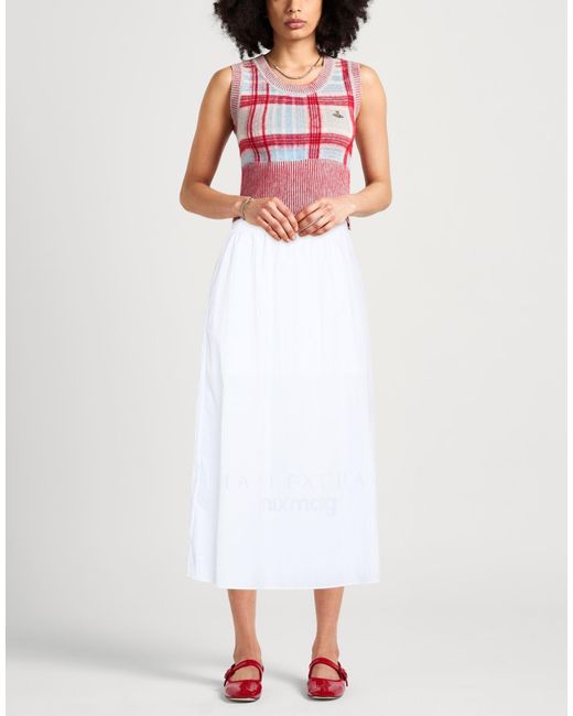 ARMANI EXCHANGE White Midi Skirts