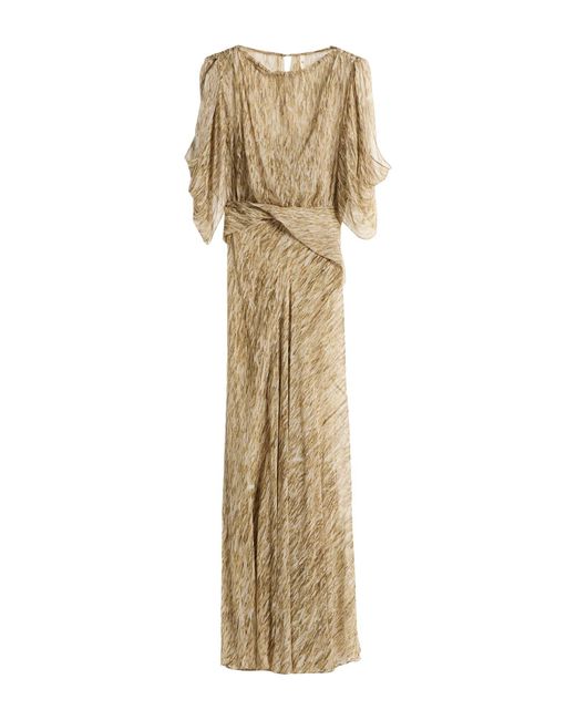 Petar Petrov Metallic Maxi Dress