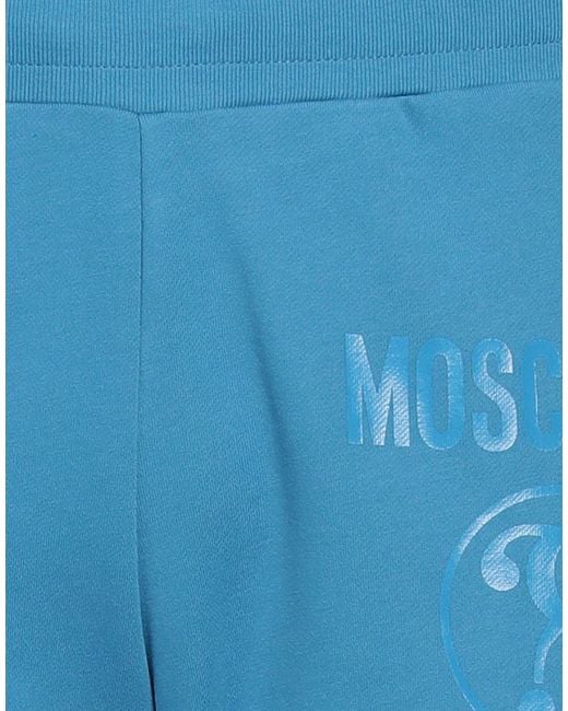 Moschino Blue Trouser for men