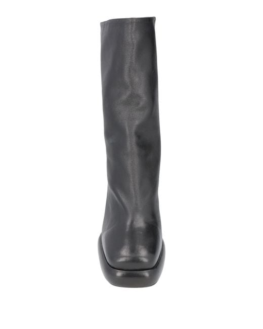 Halmanera Gray Ankle Boots