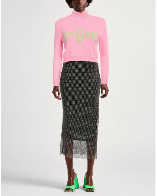 Chiara Ferragni Pink Turtleneck