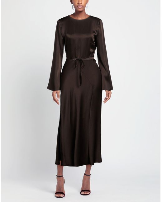 Semicouture Black Maxi Dress