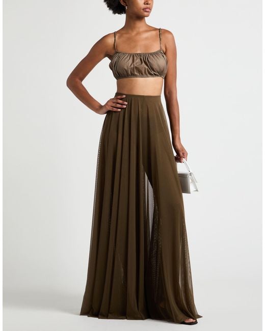 Alaïa Brown Taupe Top Polyamide