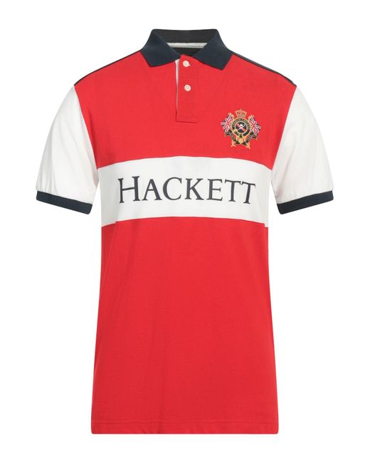 Hackett Red Polo Shirt for men