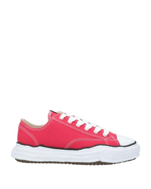 Maison Mihara Yasuhiro Pink Trainers for men