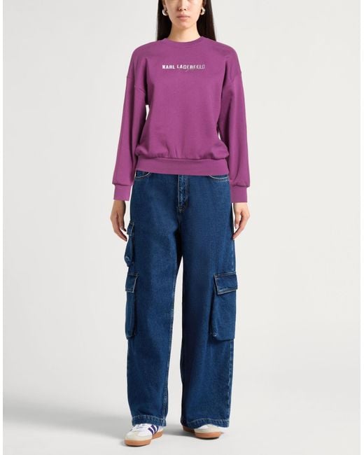 Sudadera Karl Lagerfeld de color Purple