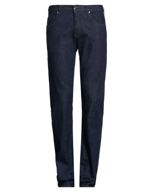 Armani Jeans Blue Jeans Cotton, Elastane for men