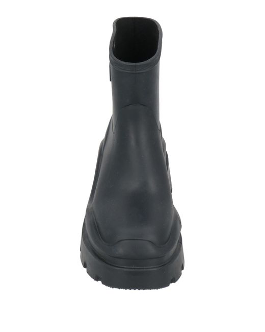 MSGM Black Ankle Boots Rubber