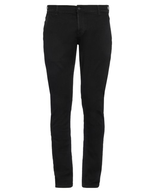 Dondup Black Jeans Cotton, Polyester, Modal, Elastane for men